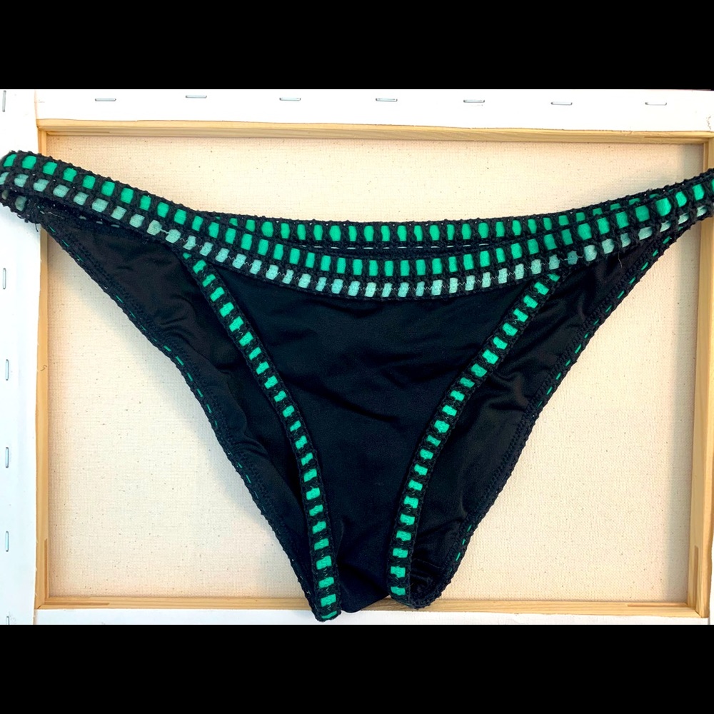 VS Tulum Inspired Green and Black M Bottoms